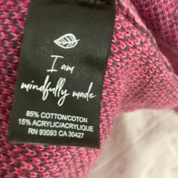 NWOT Nic +Joe Pink Cardigan Medium - Picture 7 of 7